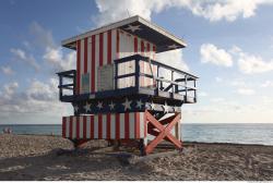 Photo Textures of Lifeguard Kiosk